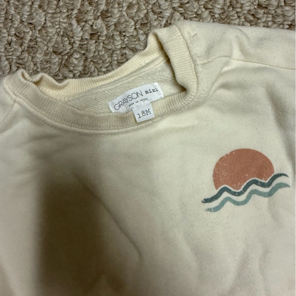 Kids Cream “Good Day” Sweatpants & Joggers Set - Picture 3 of 3